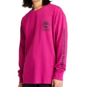 Timberland Men's Northern Lights Sky Logo Graphic Long-Sleeve T-Shirt size XXL